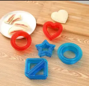 Diy 5pcs Sandwiches Cutter Mould Sealer Set Bread Toast