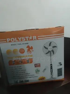 Polystar PVKL-5018wb 18'' Solar Fan - Reliable Cooling Solut