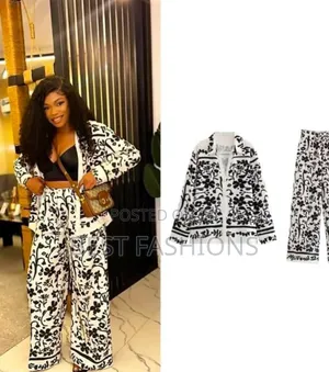 Ladies Vintage 2 Piece Palazzo Trousers