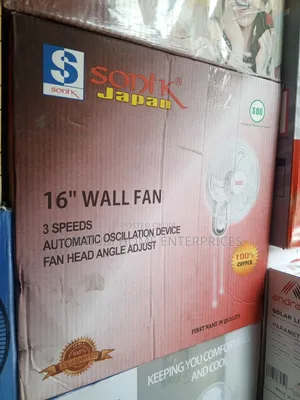 Sonik Japan 16 Inches Wall Fan