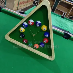 Snooker Ball and Rack Wall Clock