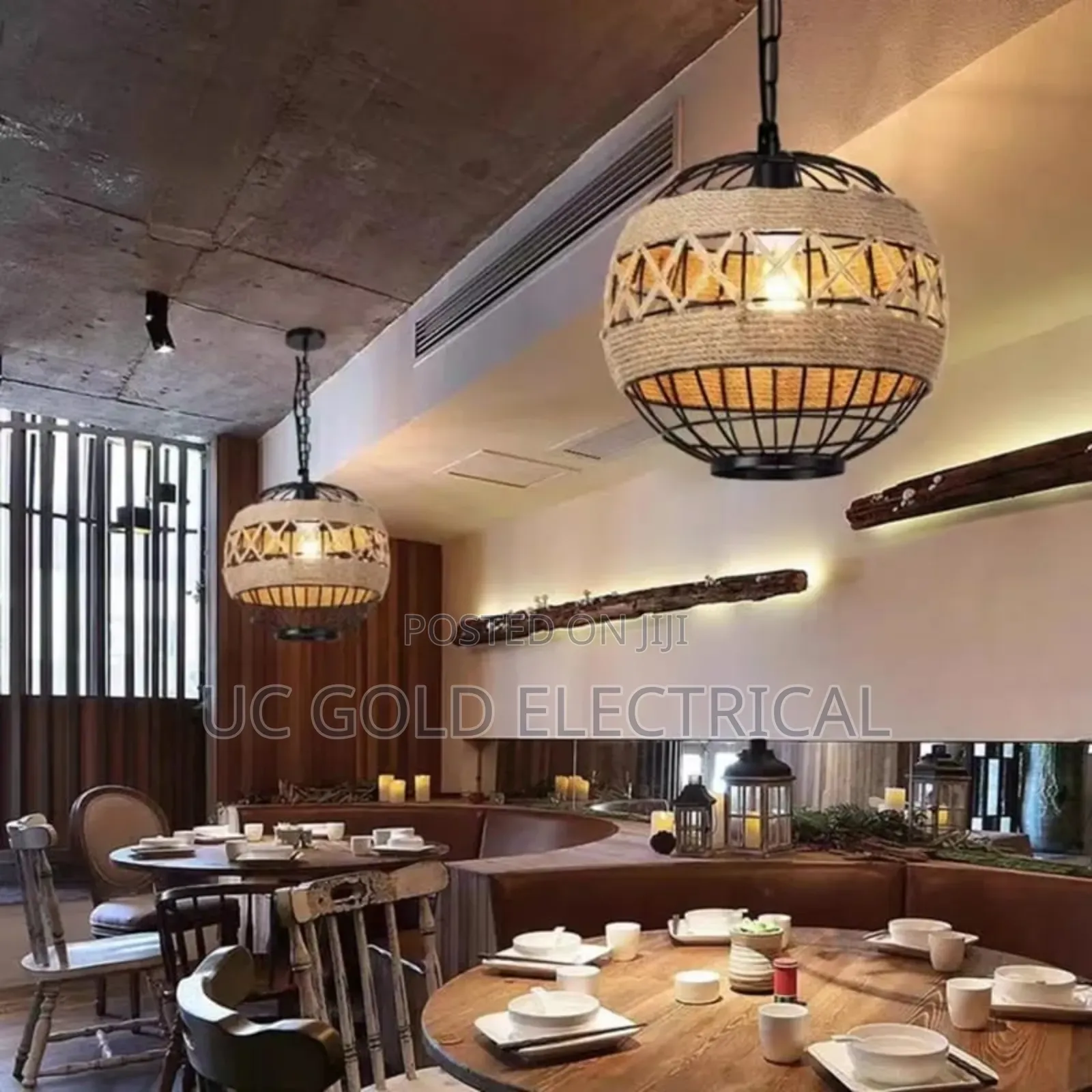Luxurious Creative Design Rope Led Pendant