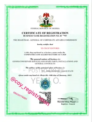 Cac Business Registration
