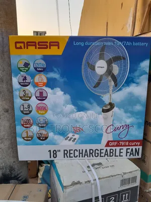 Photo - Qasa Rechargeable Fan Curvy