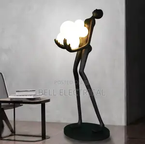 Modern Portrait Art, Statues, Balls, Floor Lamps
