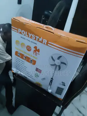18'' Solar Rechargeable Fan - Enjoy Fresh Air Anytime