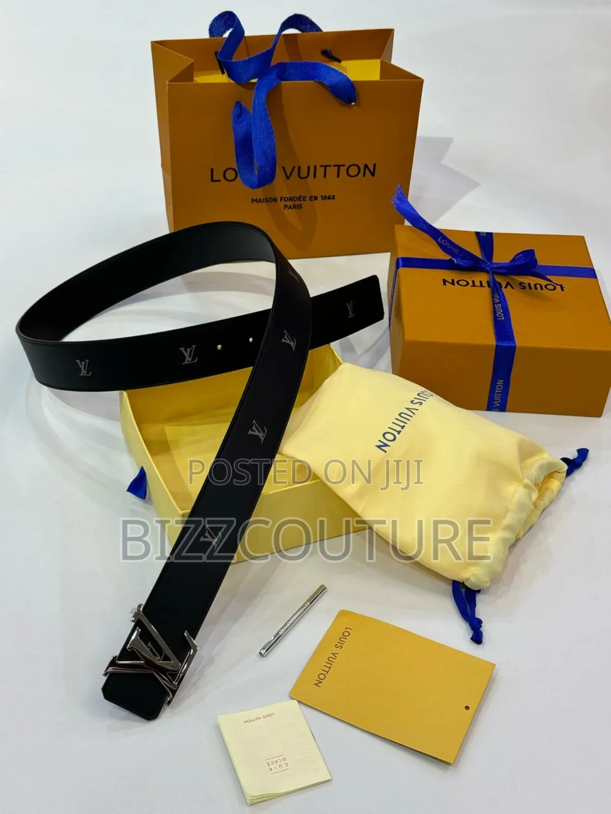 Original Louis Vuitton Belts Available in Store