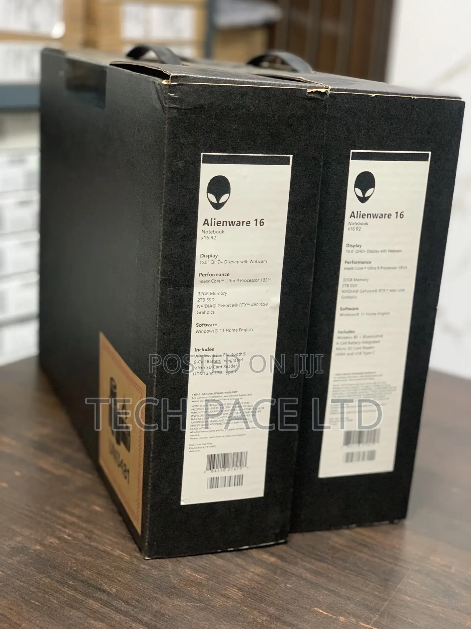 New Laptop Dell Alienware X16 R2 32GB Intel Core Ultra 9 SSD 2T