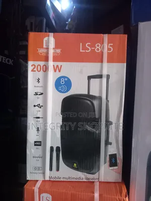 8"Inches Public Address System With Two Wireless Microphone
