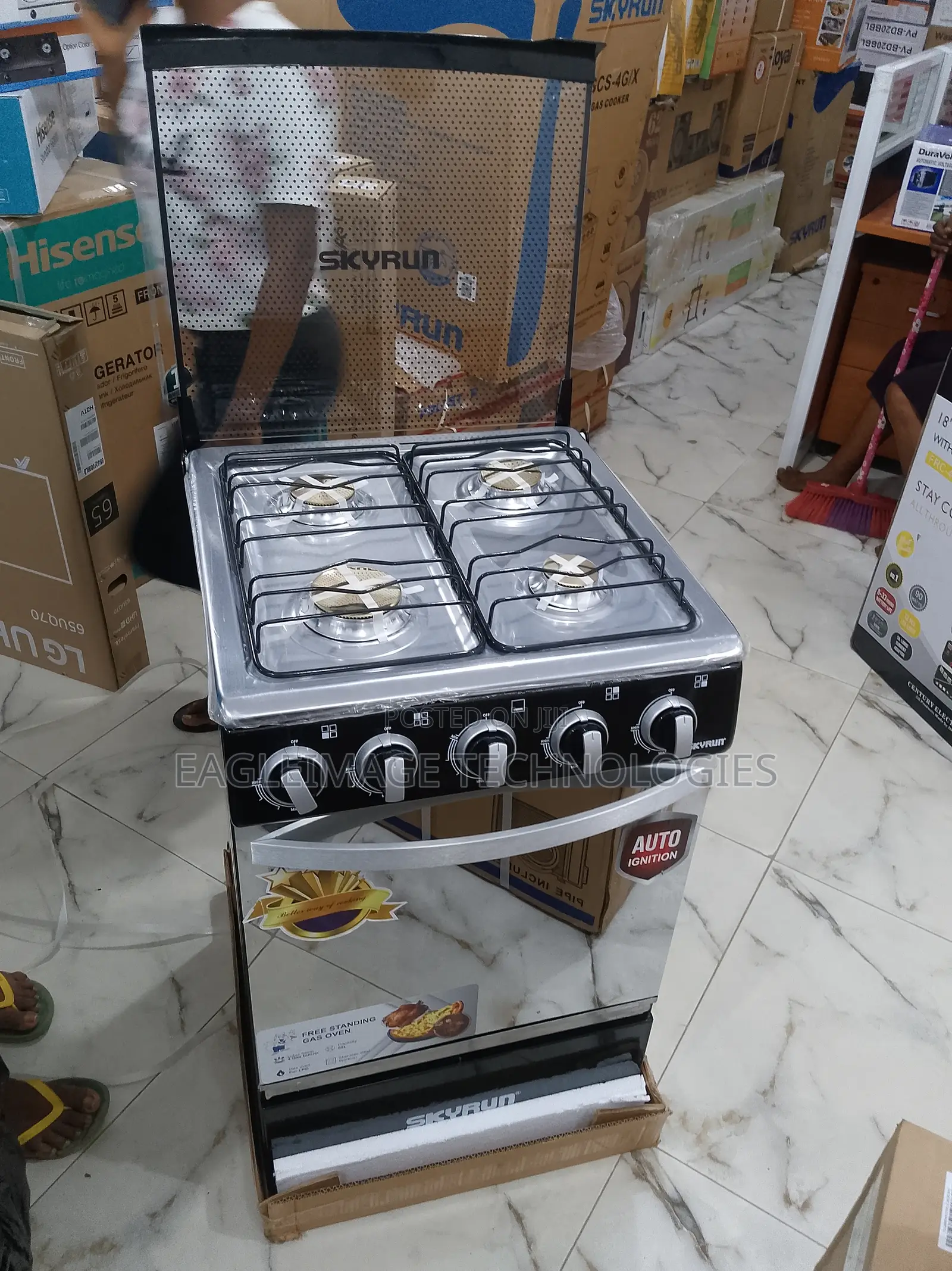 Skyrun Ultimate Kitchen Companion 4 Burner Gas Cooker