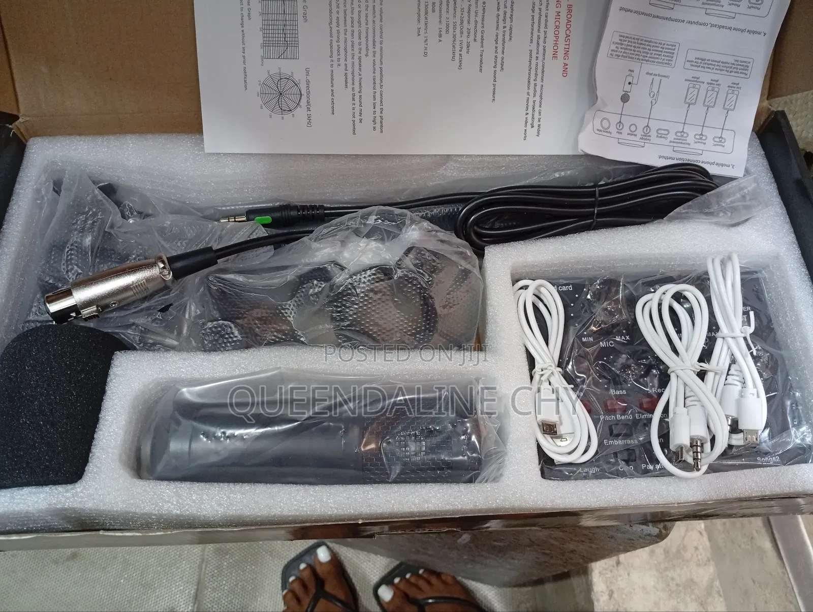 Professional Condenser Microphone Set