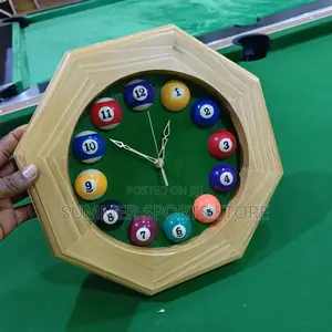 High Tech Snooker Wall Clock