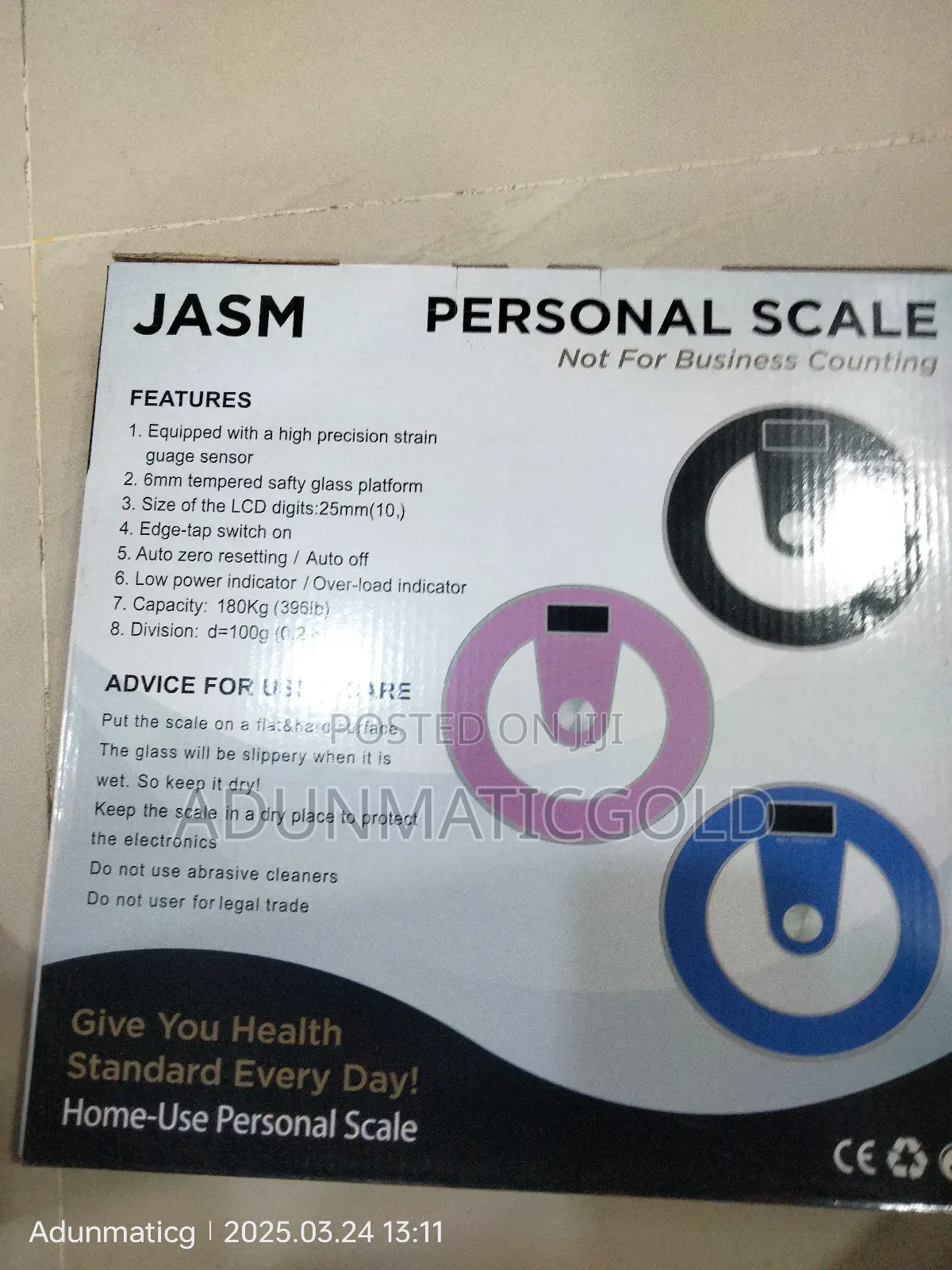 Jasm Personal Scale