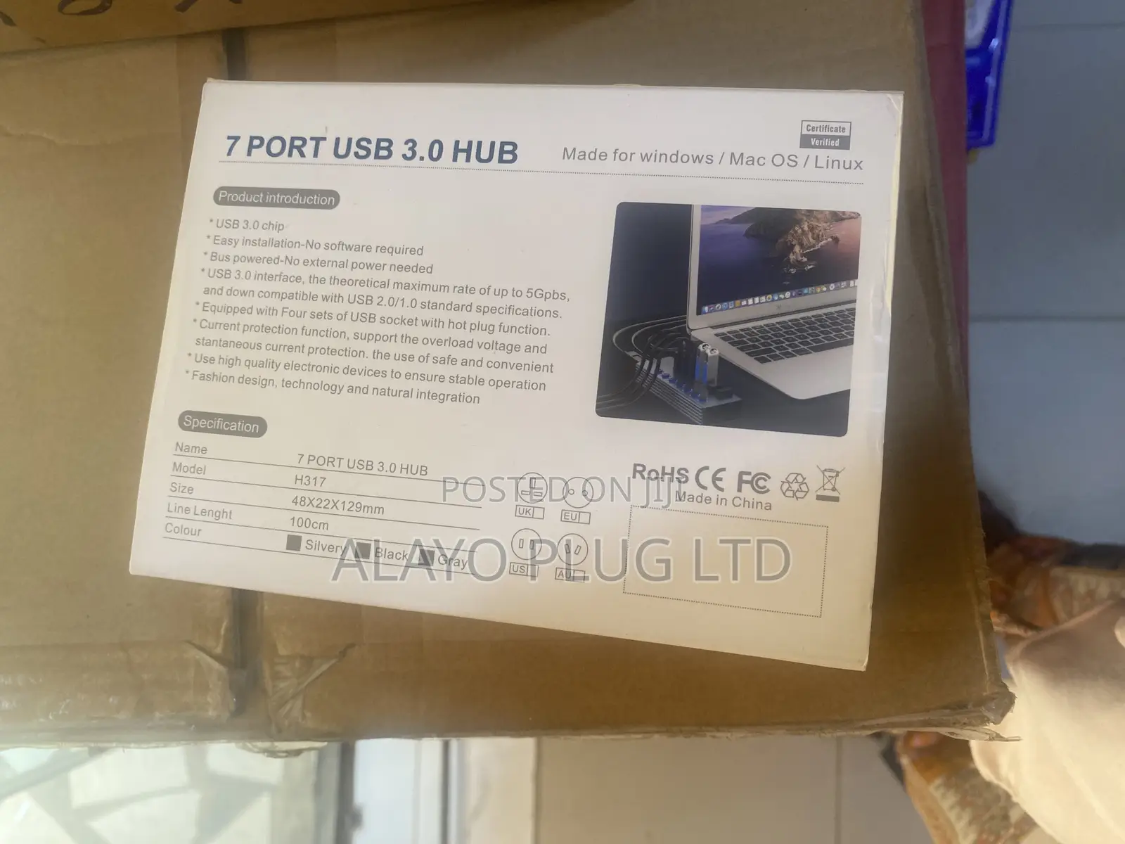 7 Port Usb 3.0hub Adapters