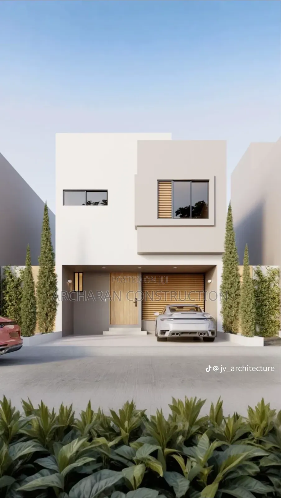 Mini Duplex Design on Quarter Plot of Land