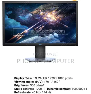 Photo - Dell S2419hgf 24" Full Hd 1920x1080 1ms 144hz 2xhdmi Amdfre