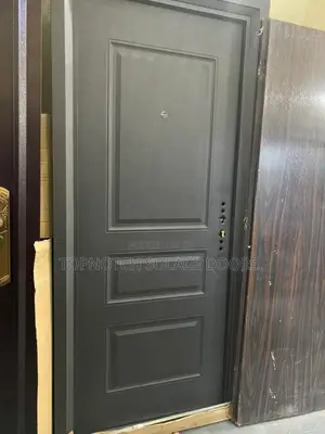 3ft Gray Galvanized Steel Door