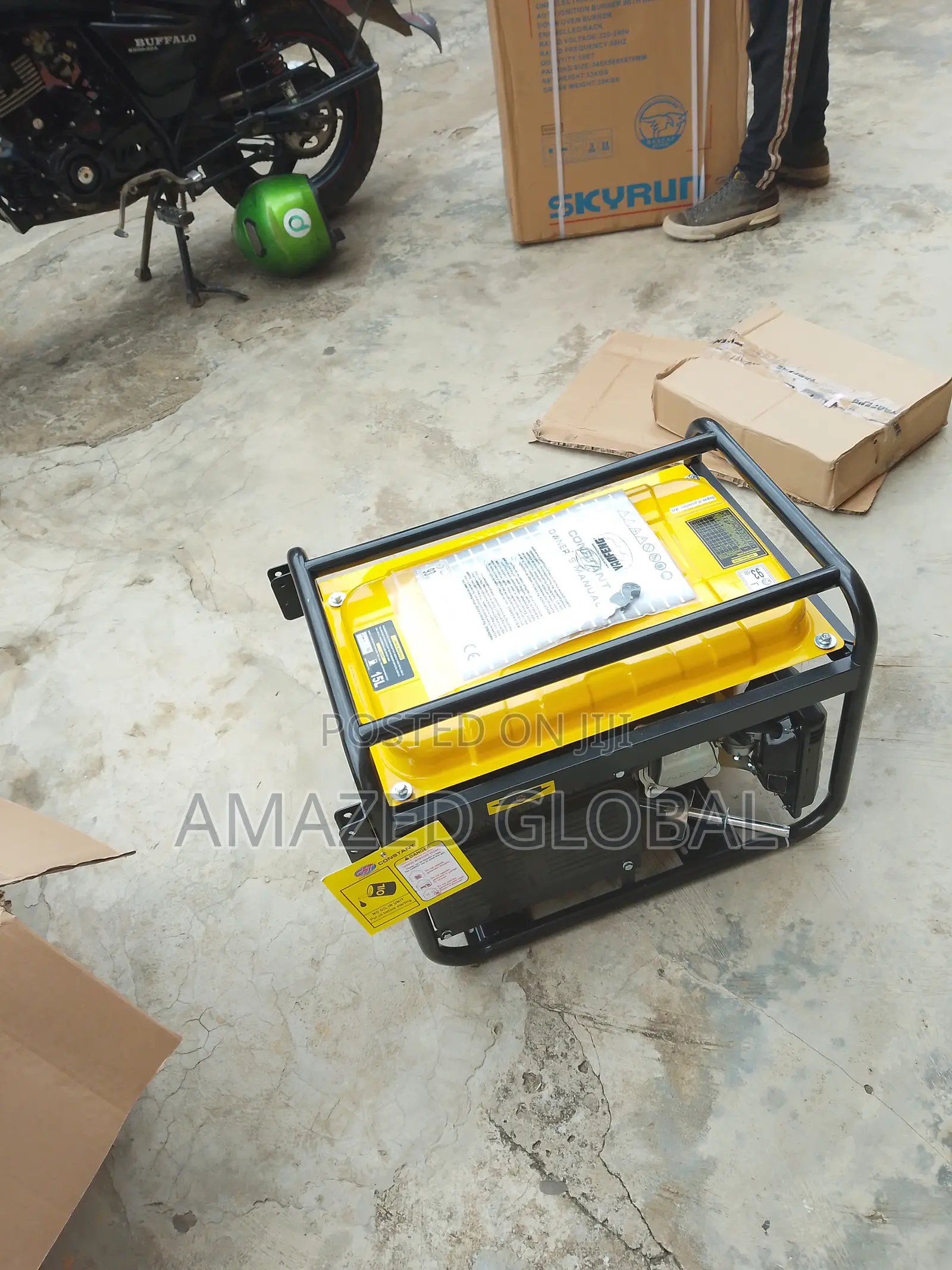 Elepaq 4.5kva Generator- Copper Coil,Tyres Key Start