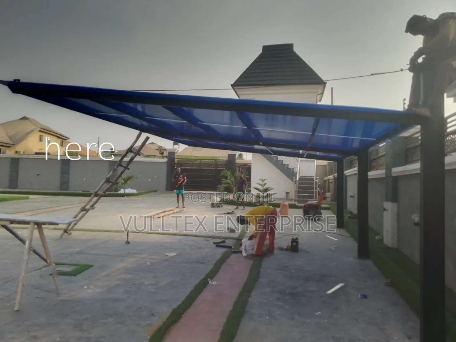 Blue Roof Carport