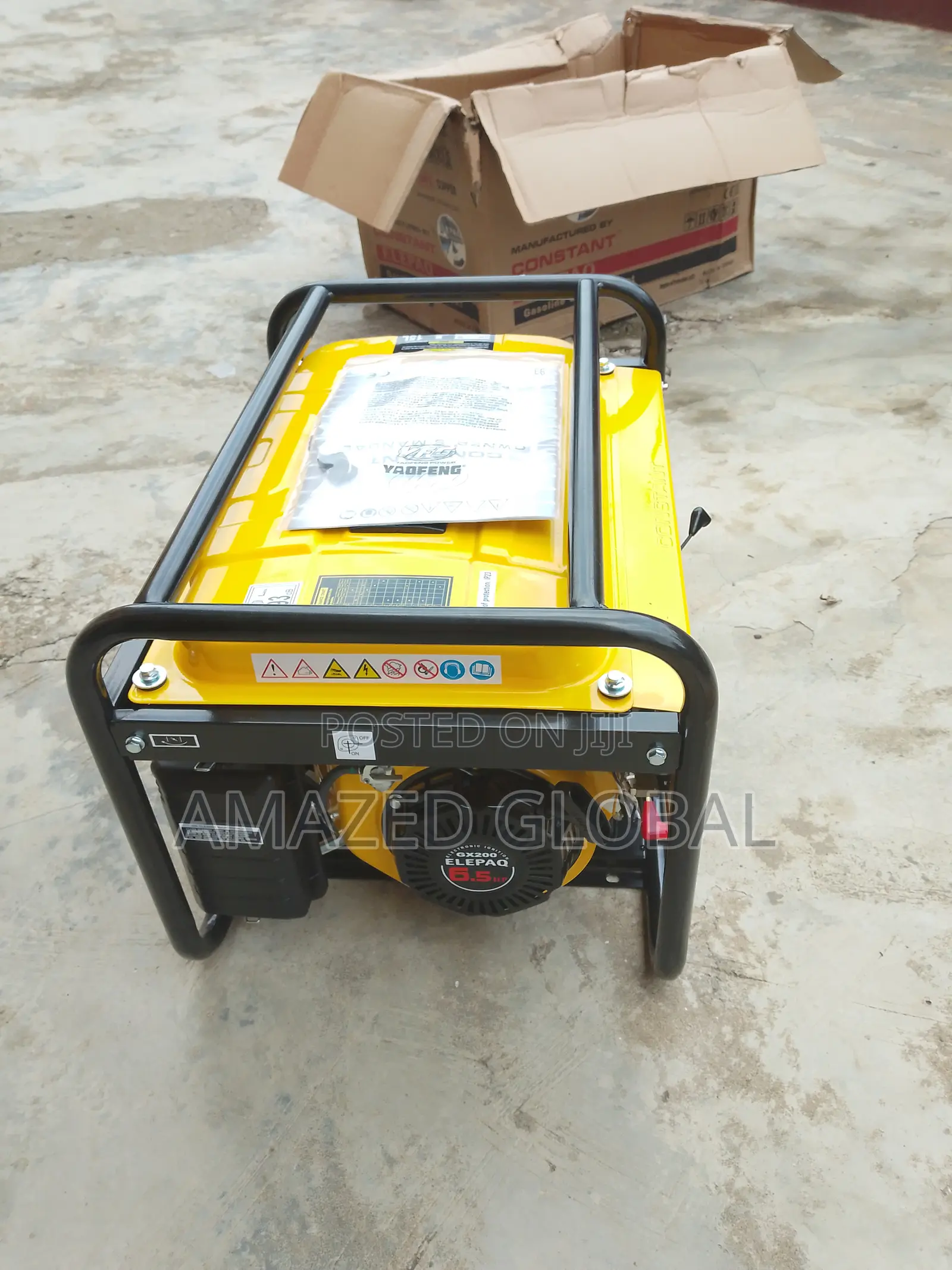 Original 4.5kva Elepaq Generator-Key Start,Tyres,100% Copper