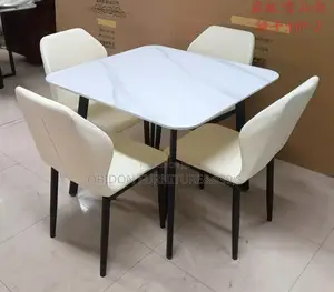 Portable Marble Top Dining Table
