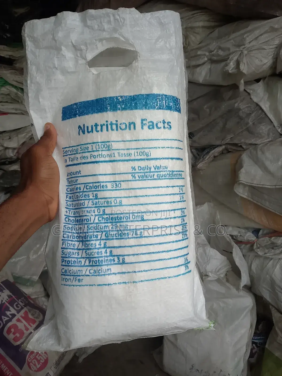 Plain 5kg Portable Printed Sack Bags.(Customised Sack Pro)