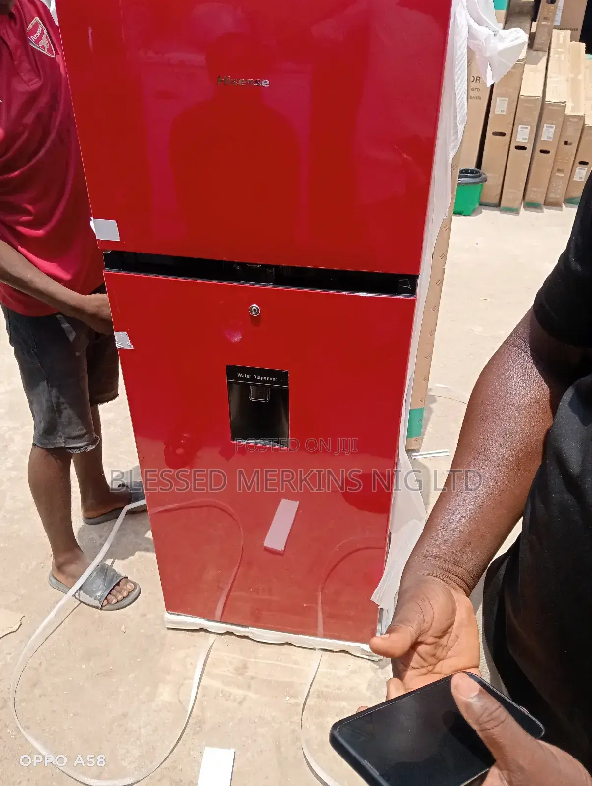 Hisense Double Door Fridge With Dispenser