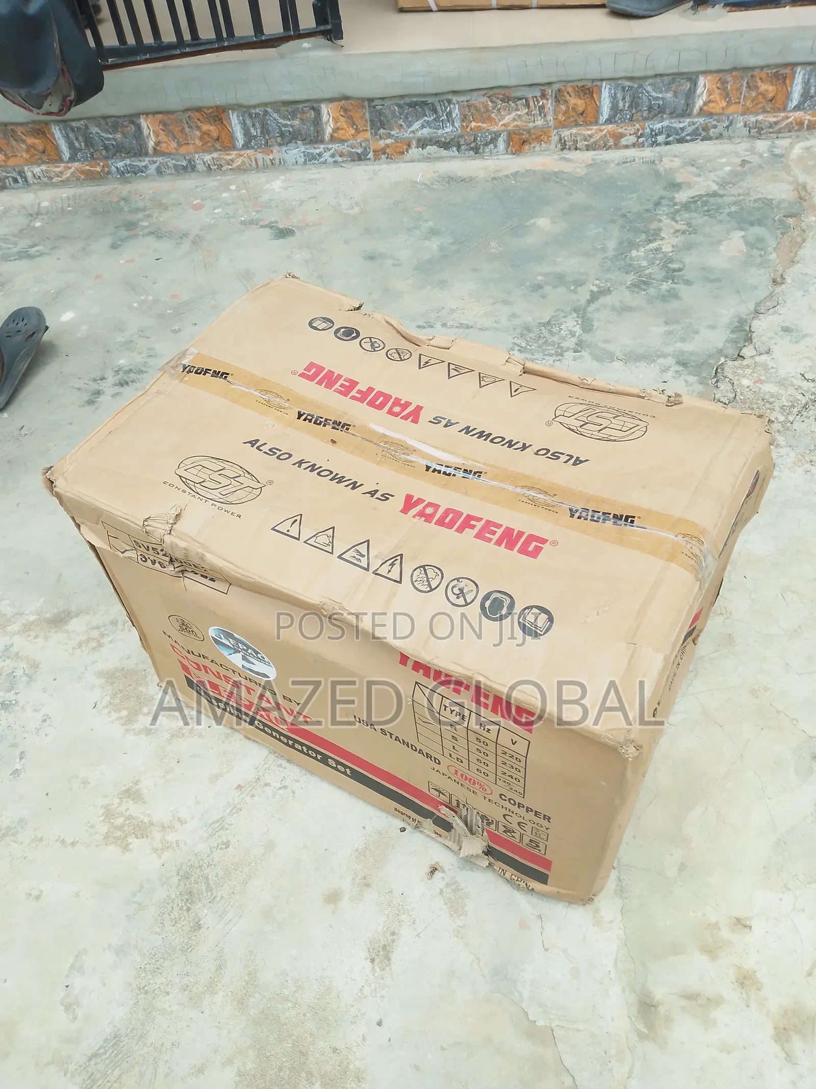 Advanced 4.5kva Elepaq Generator-Key Start,Handle Tyres