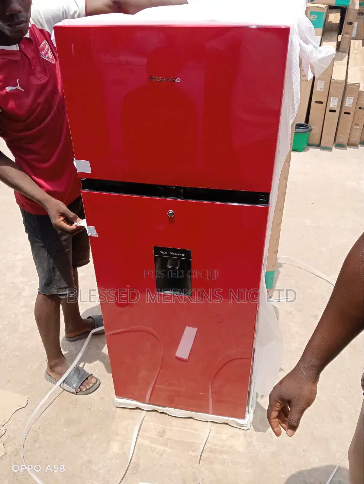 Hisense Double Door Fridge With Dispenser