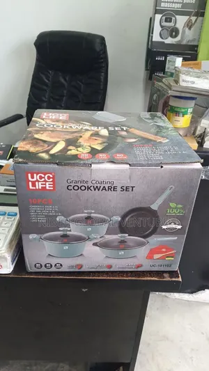 10 PCS Ucc Life Grainite Coasting Cookware Set