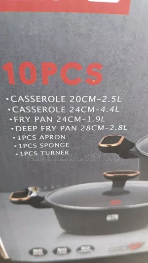 10 PCS Ucc Life Grainite Coasting Cookware Set