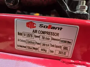 500 Liters Air Compressor Diesel Engine