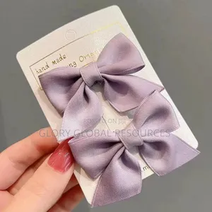 2pcs/Set Princesses Butterfly Design Fashion Hair Clips