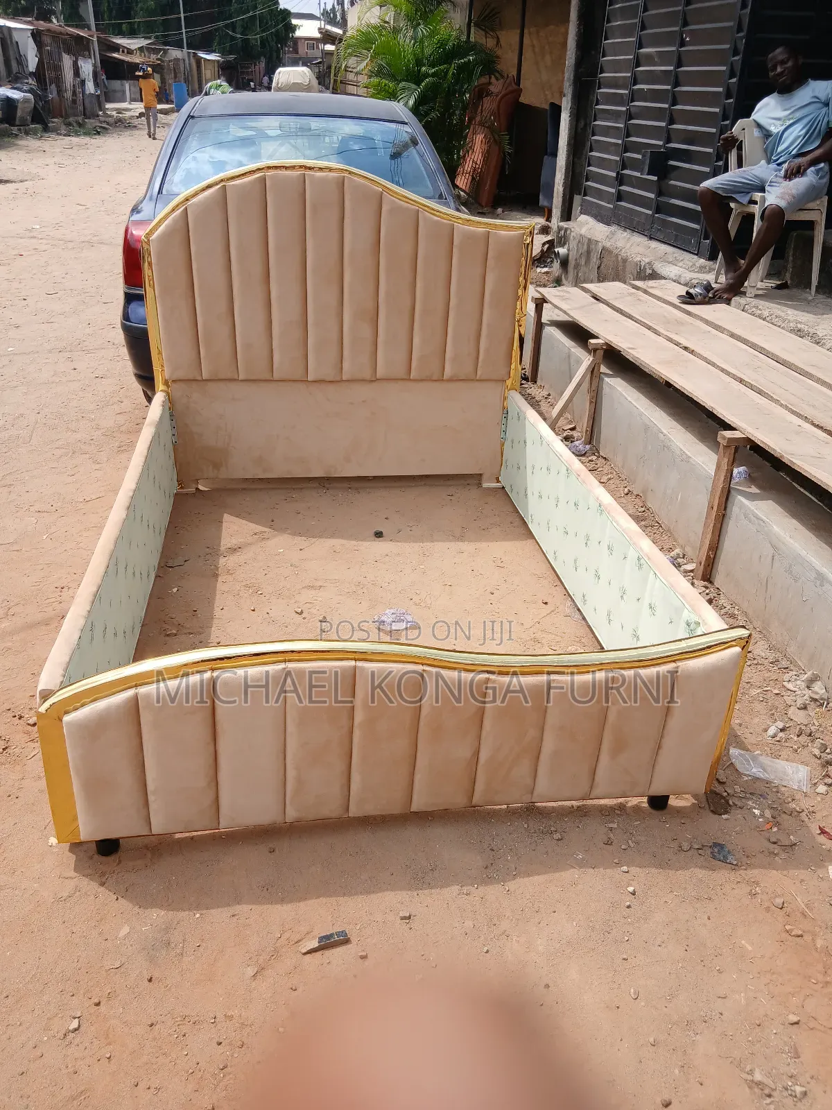 Beautiful Padded Bed