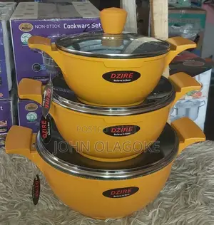 3pc Big Nonstick/Granite Pot Es-5112