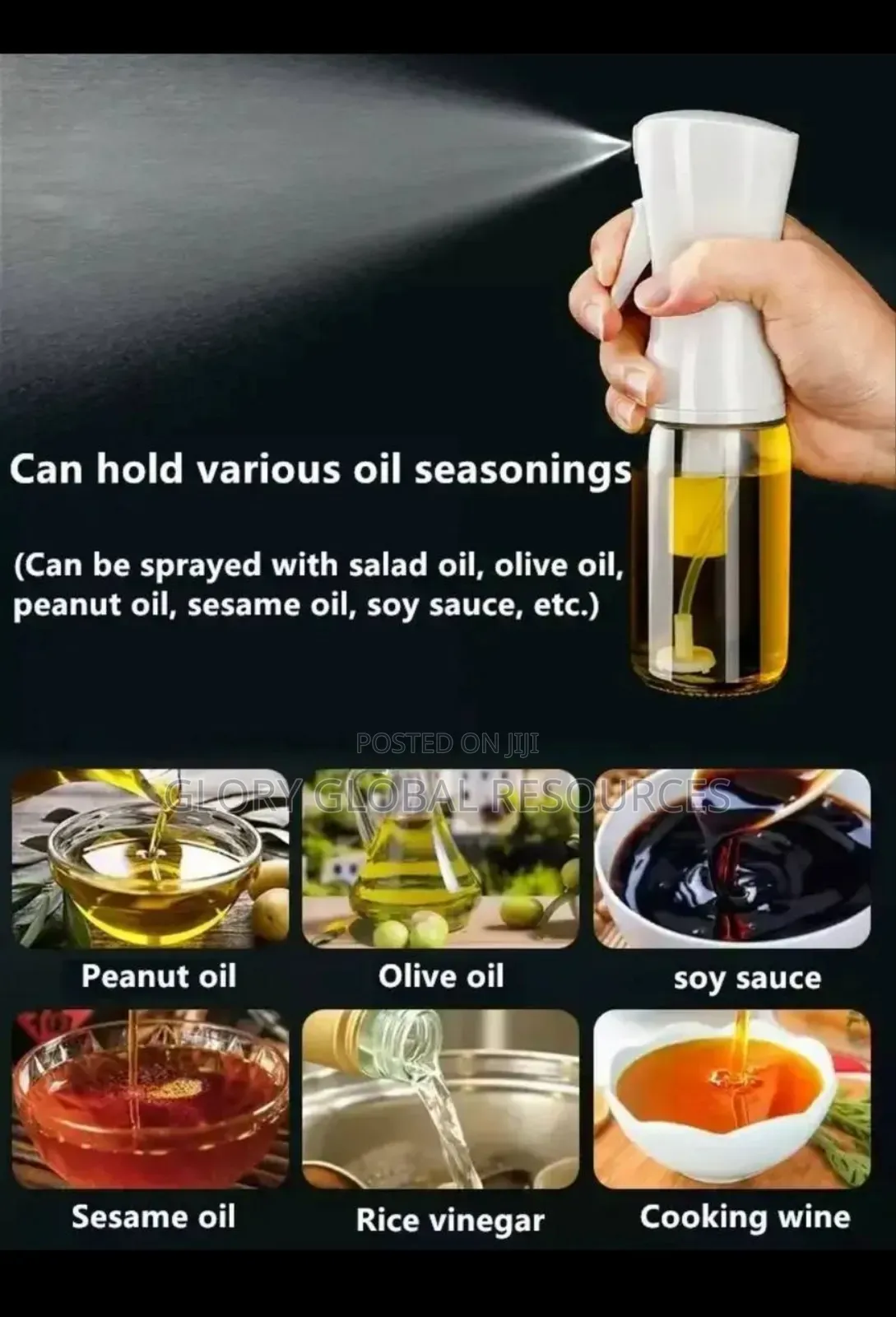 500ml Multipurpose Plastic Container Oil Sprayer / Dispenser
