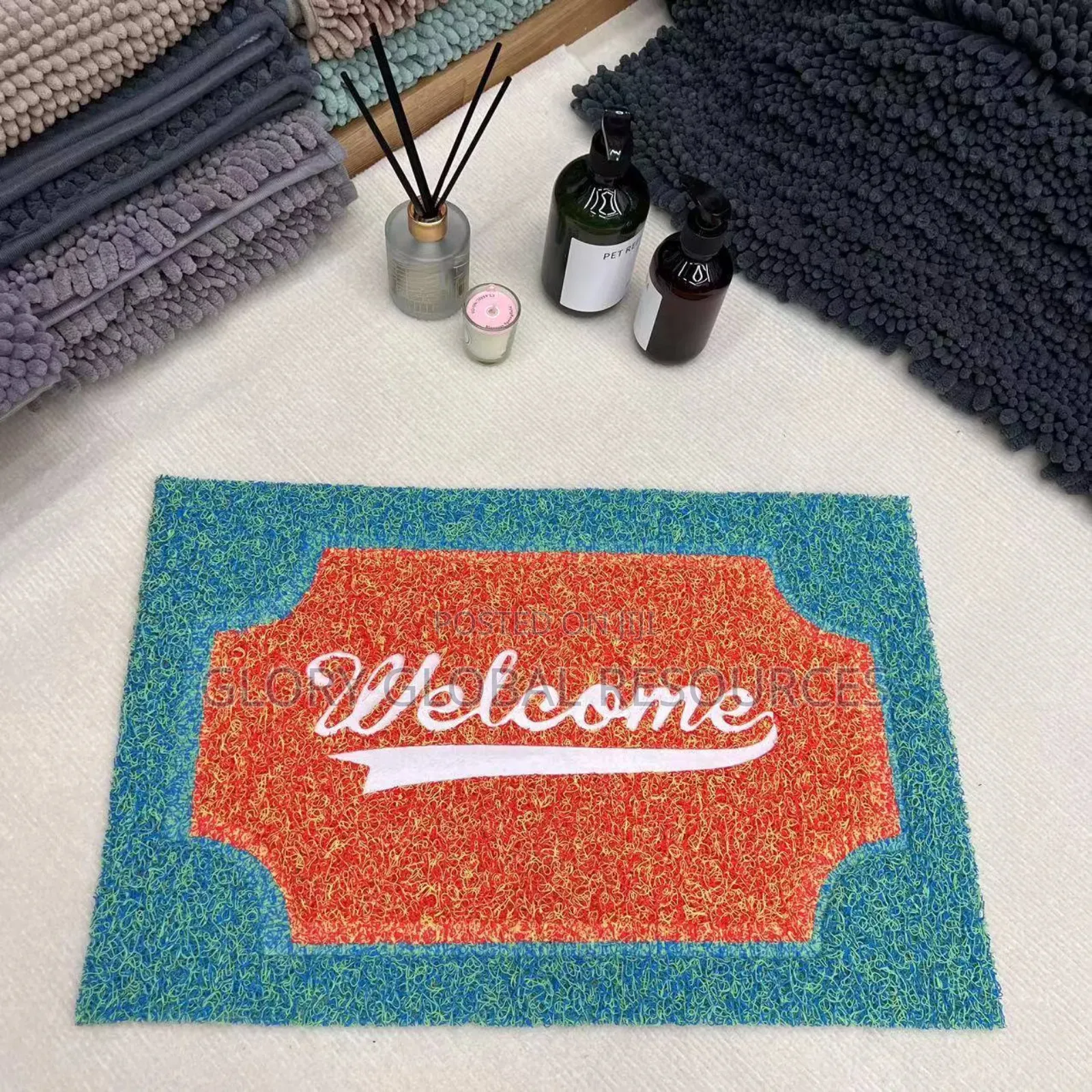 Rectangular PVC Living Room/Kitchen/Bath Entrance Floor Mat