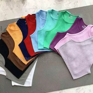 Photo - Armless C-Back Female Crop Top