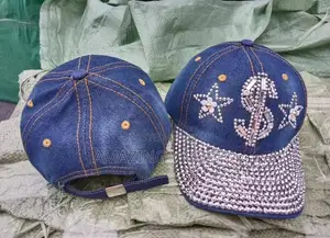 Stone Jean Fashion Face Cap