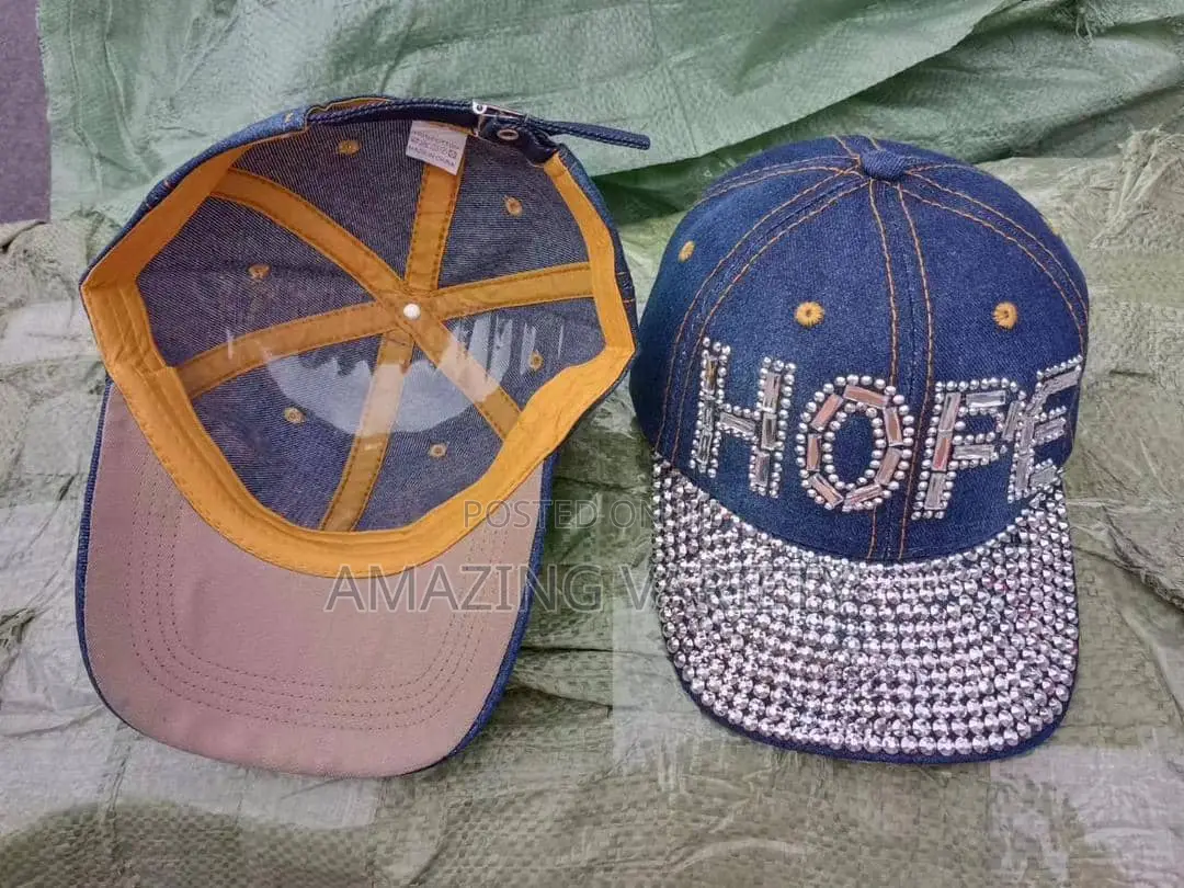Stone Jean Fashion Face Cap