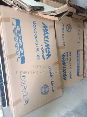 340watts Maximum Mono Crystalline Solar Panel