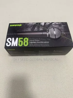 Original Shure Sm58 Wired Microphone