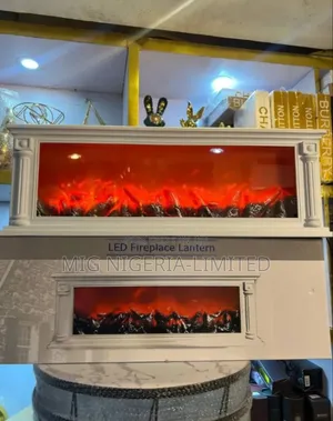 Large Decorative Electric Fireplace Usb Table Decor 120cmx35cm