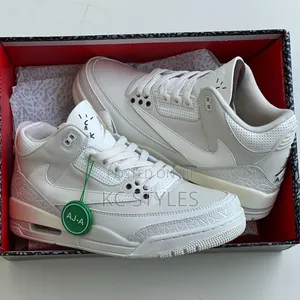 Photo - Travis Scott X Nike Air Jordan 3 “Palomino” Sneakers