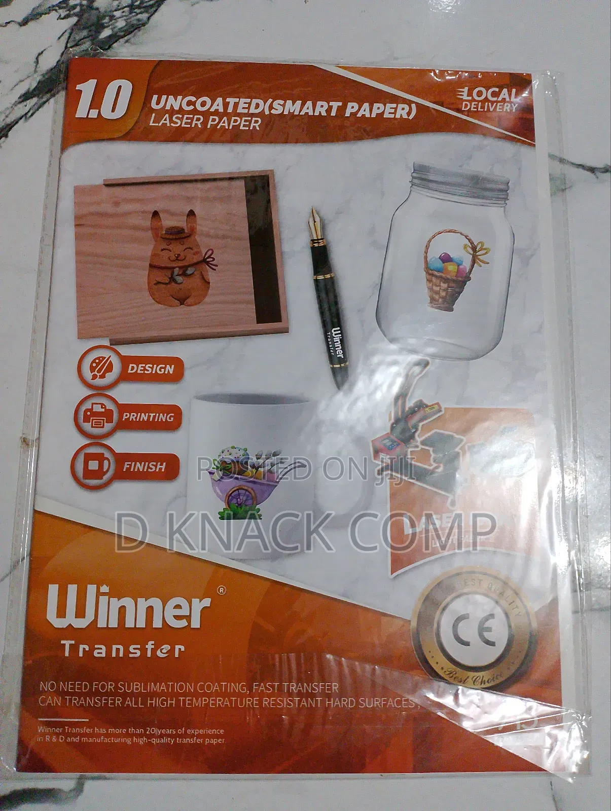 20 Sheets Uncoated Smart Laser Transfer Paper