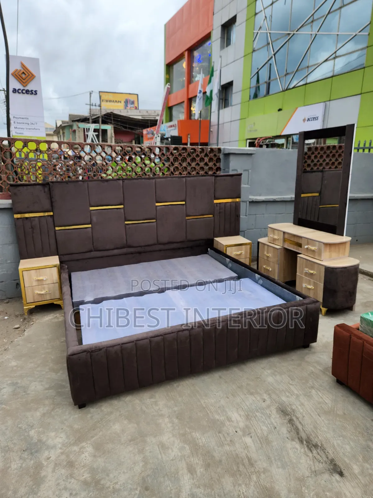 Modernized King Size Bed Stand/Frame