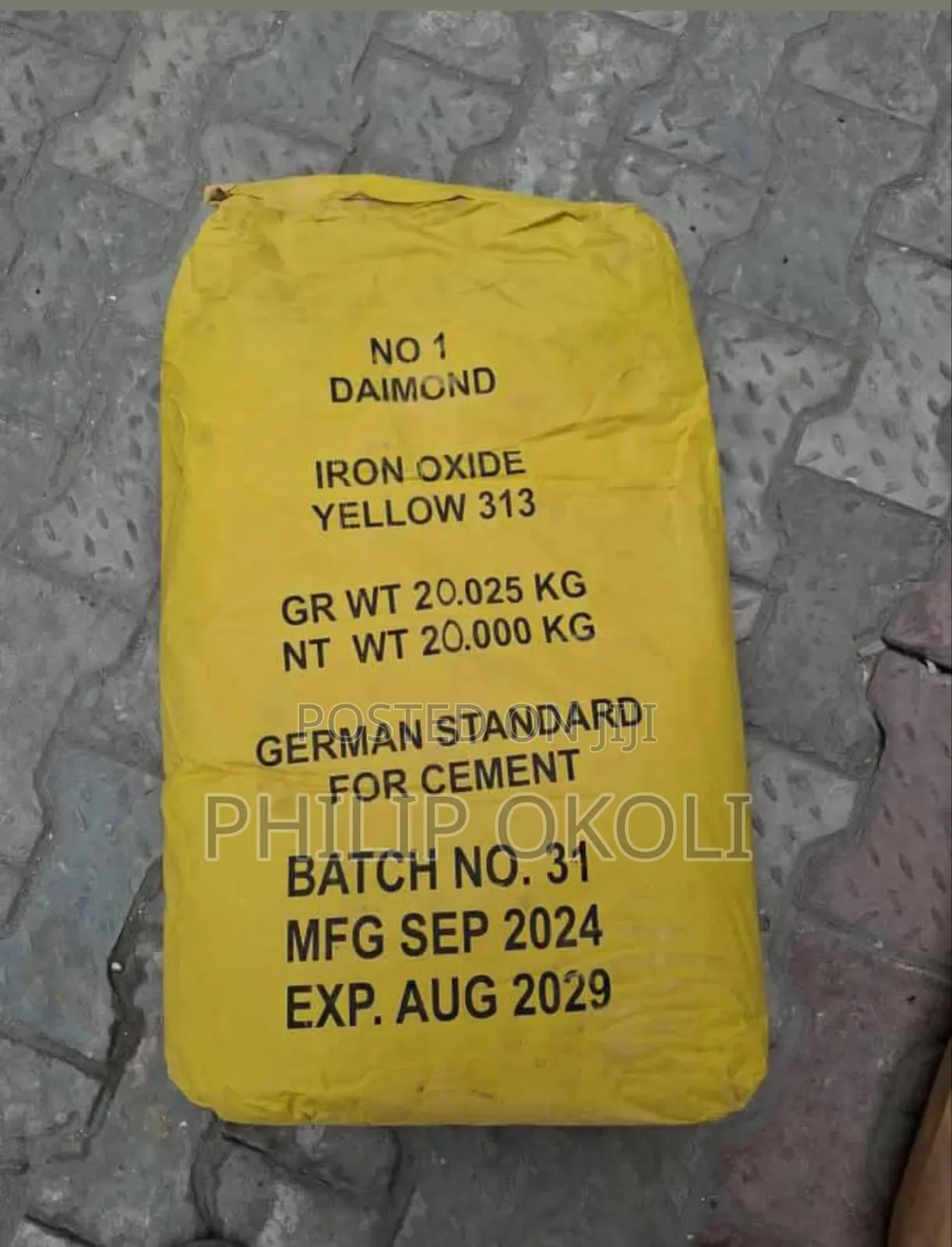 Quality Cement Yellow Pigment (Germany)