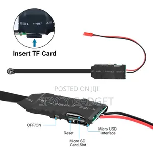 Hd Mini Wifi Rope Hidden Camera for Smartphone Remote View