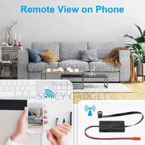 Hd Mini Wifi Rope Hidden Camera for Smartphone Remote View