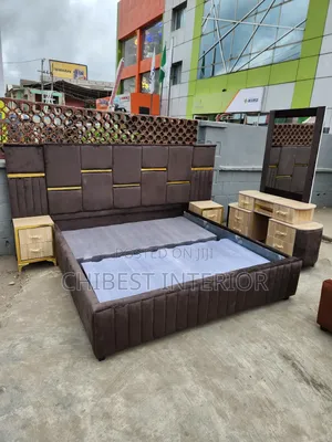 Modernized King Size Set of Bed.